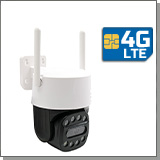 Уличная беспроводная поворотная 4G-SIM IP камера видеонаблюдения 5Mp CamHi X540-5.0-4G